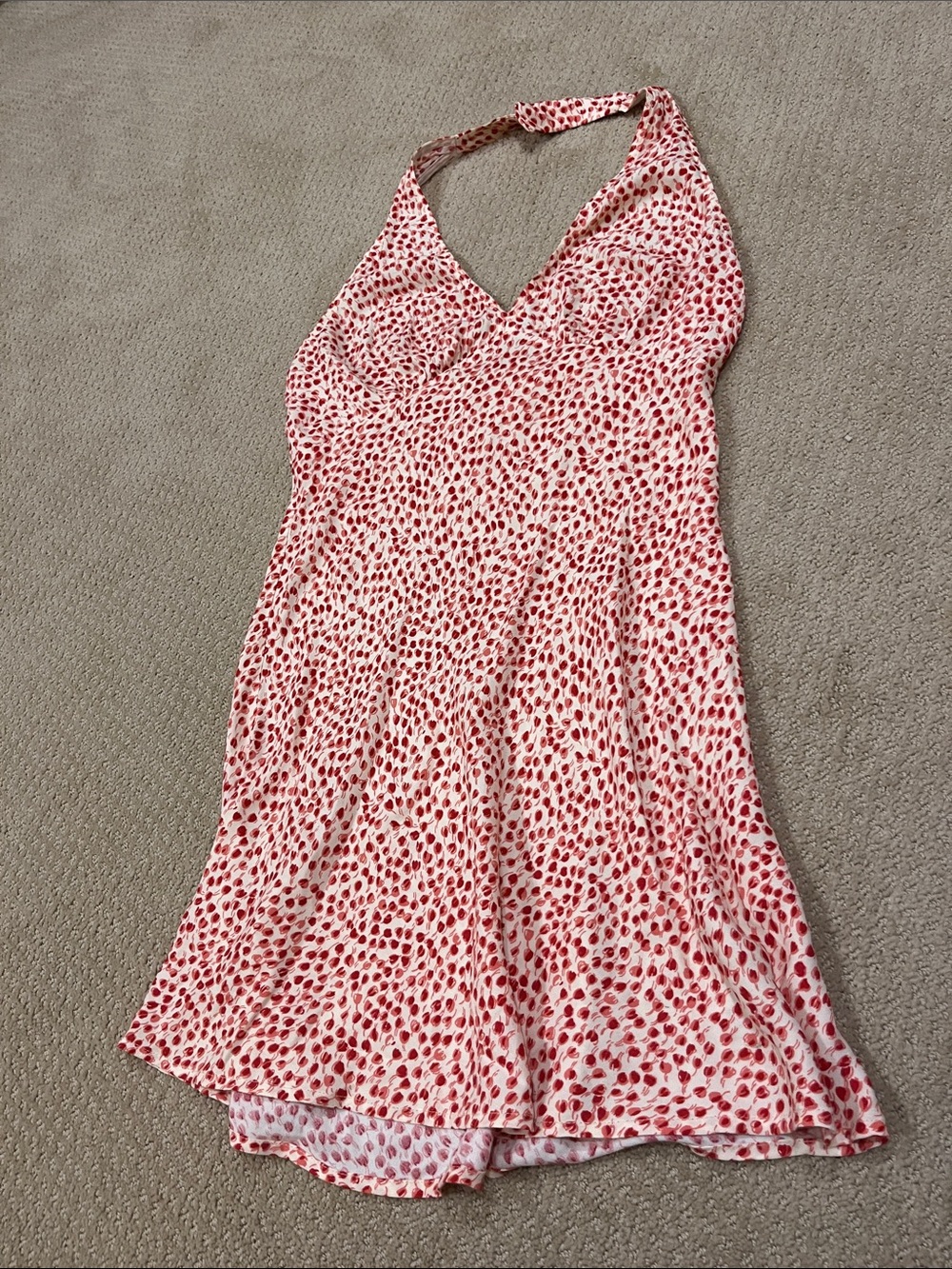 Reformation size medium women’s red/pink halter dress